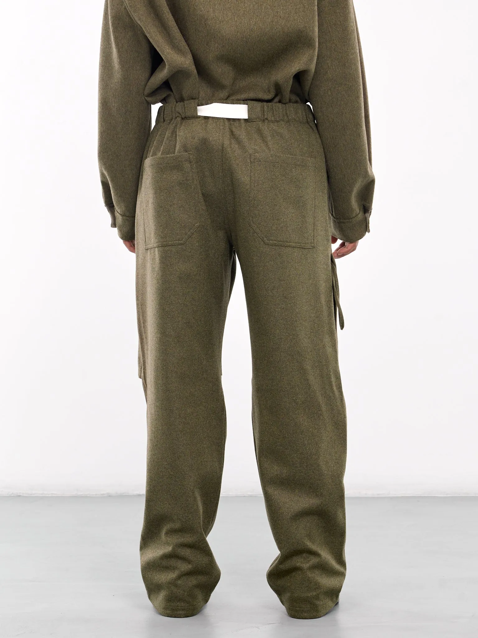 Military Trousers (MTR09-FAW02-GREEN-MELANGE)