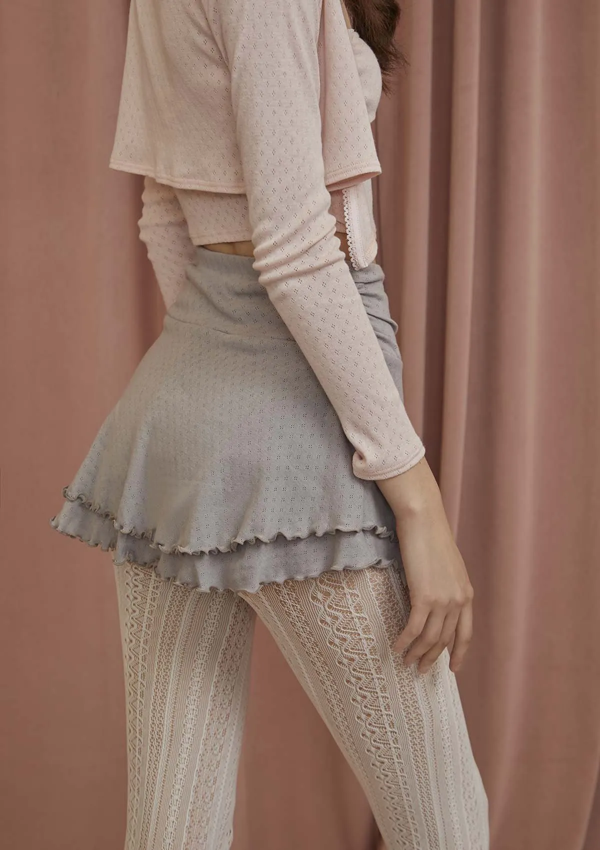 Miss Puff Knit Pantskirt