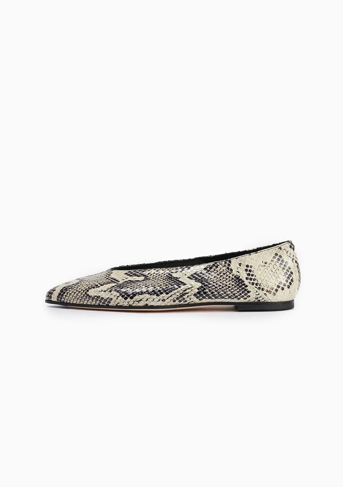 Moa Print Flat | Creamy Snake