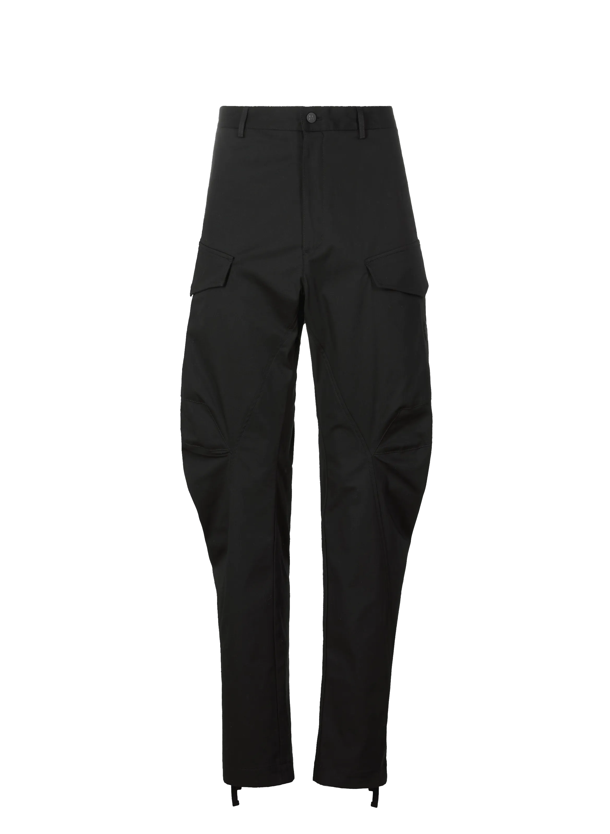 MONCLER Black Cotton Trousers