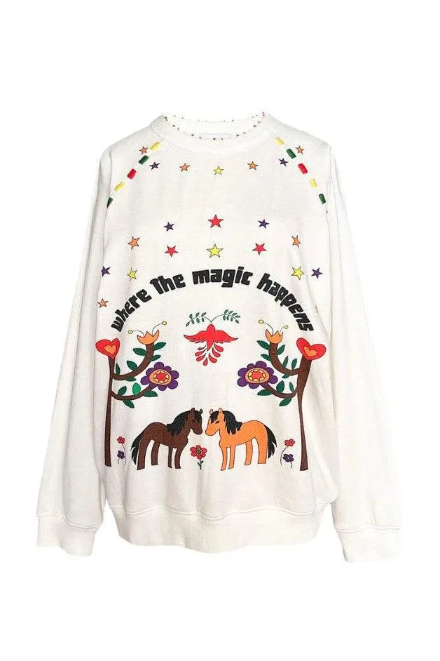 Monoki White Magic Sweater