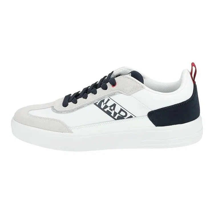 Men's Napapijri NP0AHKS BARK 08 CAN White Sneakers