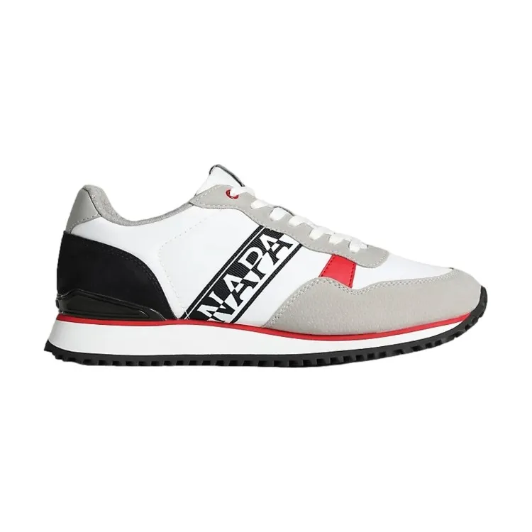 Napapijri S4COSMOS01 NP0A4HL501E1 White Navy Red Men's Sneakers