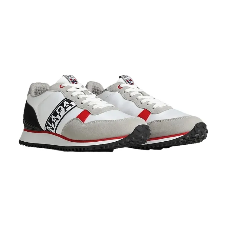 Napapijri S4COSMOS01 NP0A4HL501E1 White Navy Red Men's Sneakers