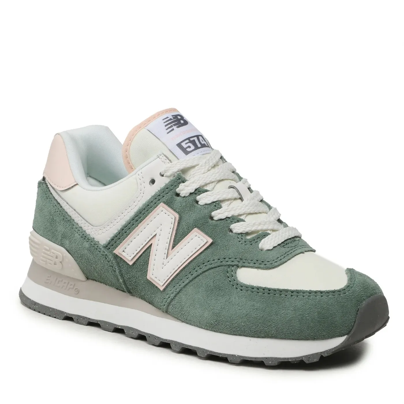 New Balance Dark Juniper Lifestyle Sneakers WL574AJ2 Women's.