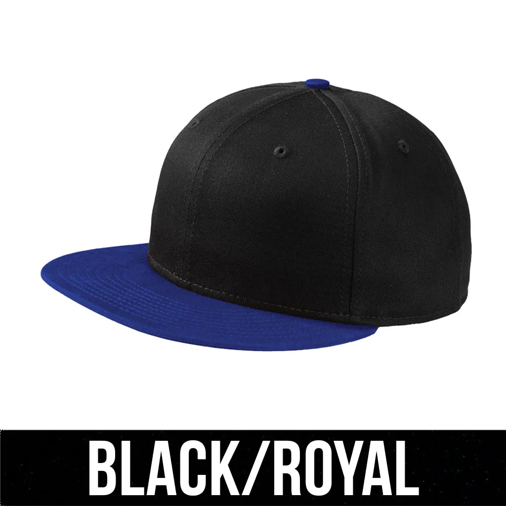 New Era Flat Bill Snapback Cap