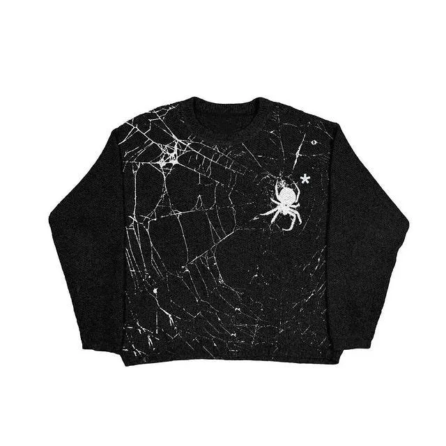 Night Weaver | Urban Spider Graphic Knit