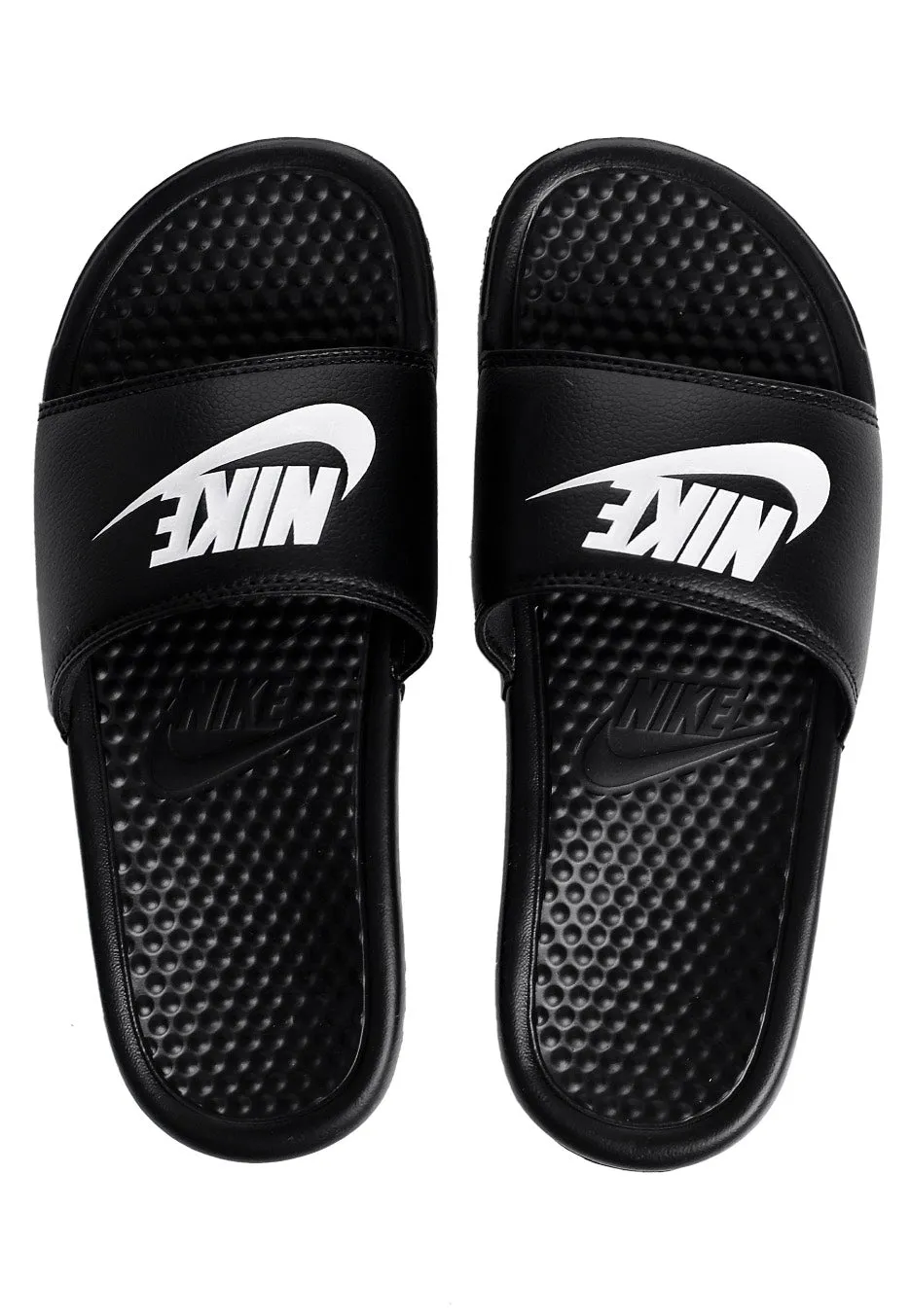 Nike - Benassi Just Do It. Black/White - Slides