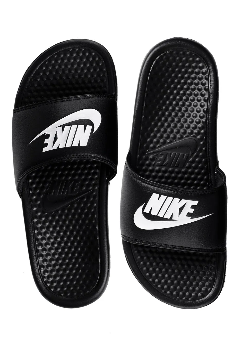 Nike - Benassi Just Do It. Black/White - Slides