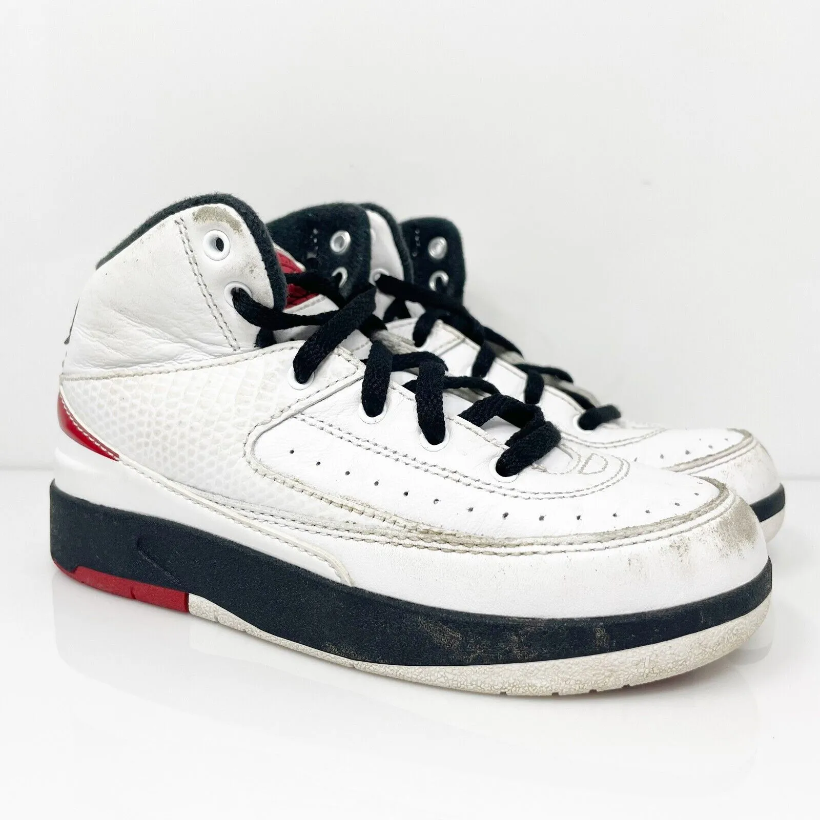 Nike Boys Air Jordan 2 DQ8564-106 White Basketball Shoes Sneakers Size 12C