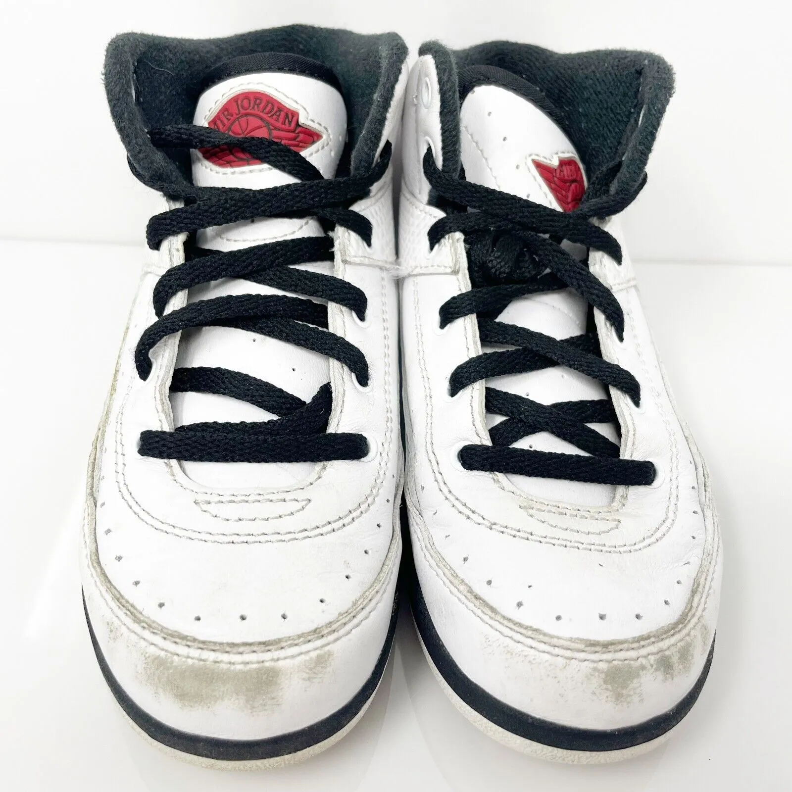 Nike Boys Air Jordan 2 DQ8564-106 White Basketball Shoes Sneakers Size 12C