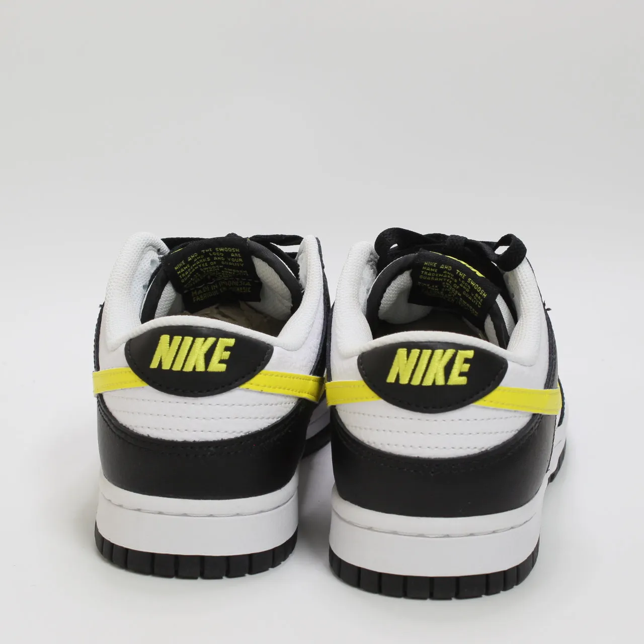 Nike Dunk Low Black Yellow White Sneakers