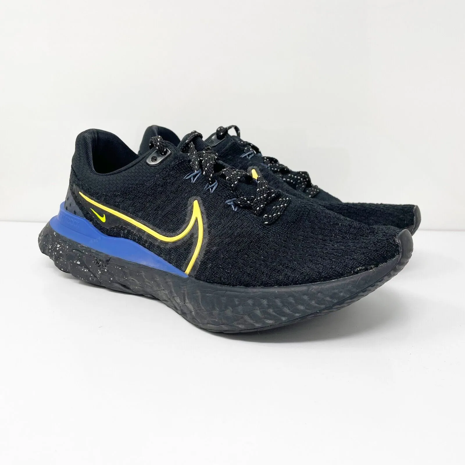 Nike Mens React Infinity Run FK 3 DZ4845-001 Black Running Shoes Sneakers Sz 11