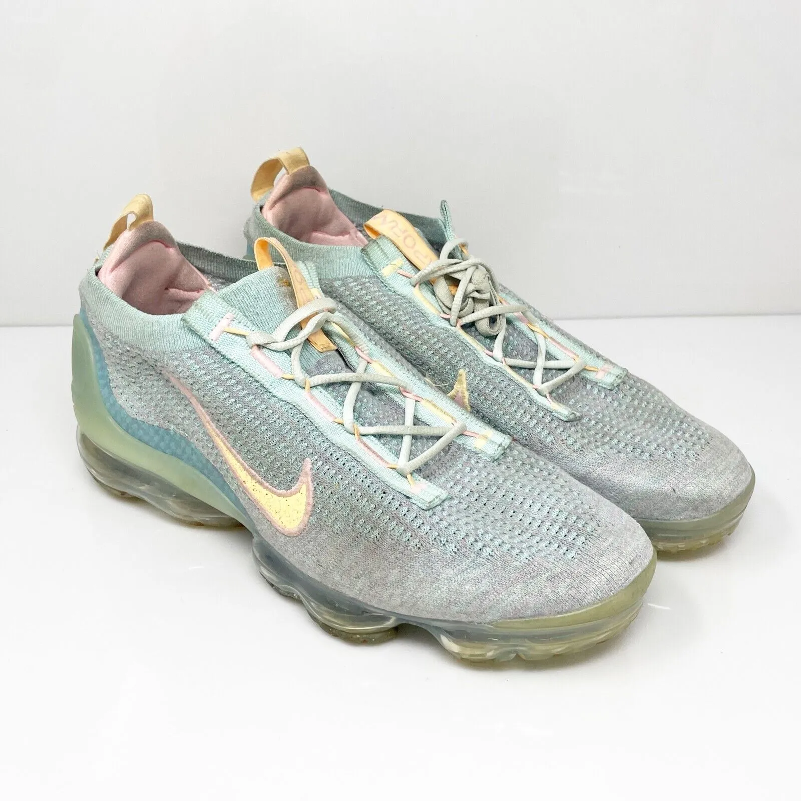 Nike Womens Air VaporMax 2021 Flyknit DH4088-300 Gray Running Shoes Sneakers 12