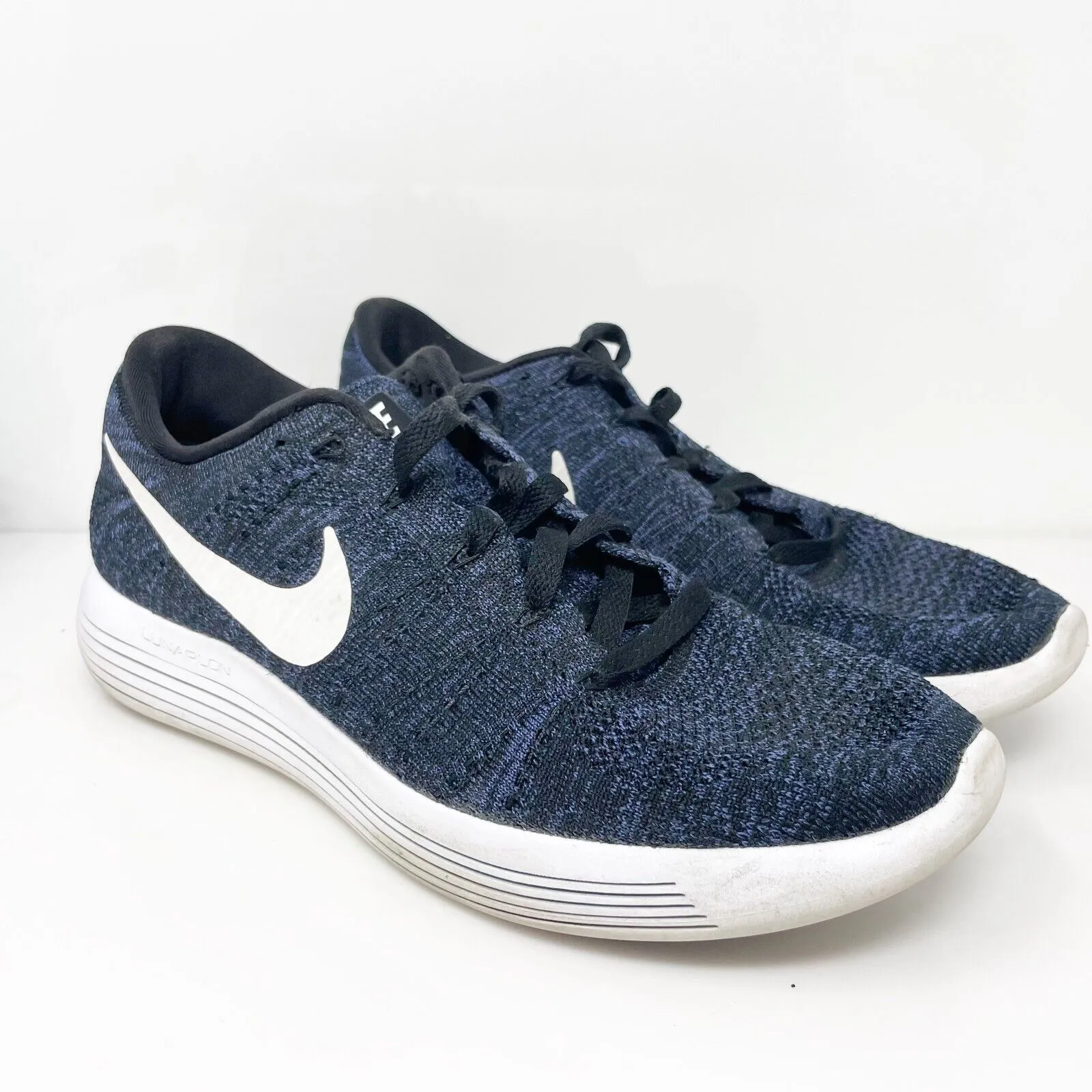 Nike Womens LunarEpic Low Flyknit 843765-005 Blue Running Shoes Sneakers Size 11