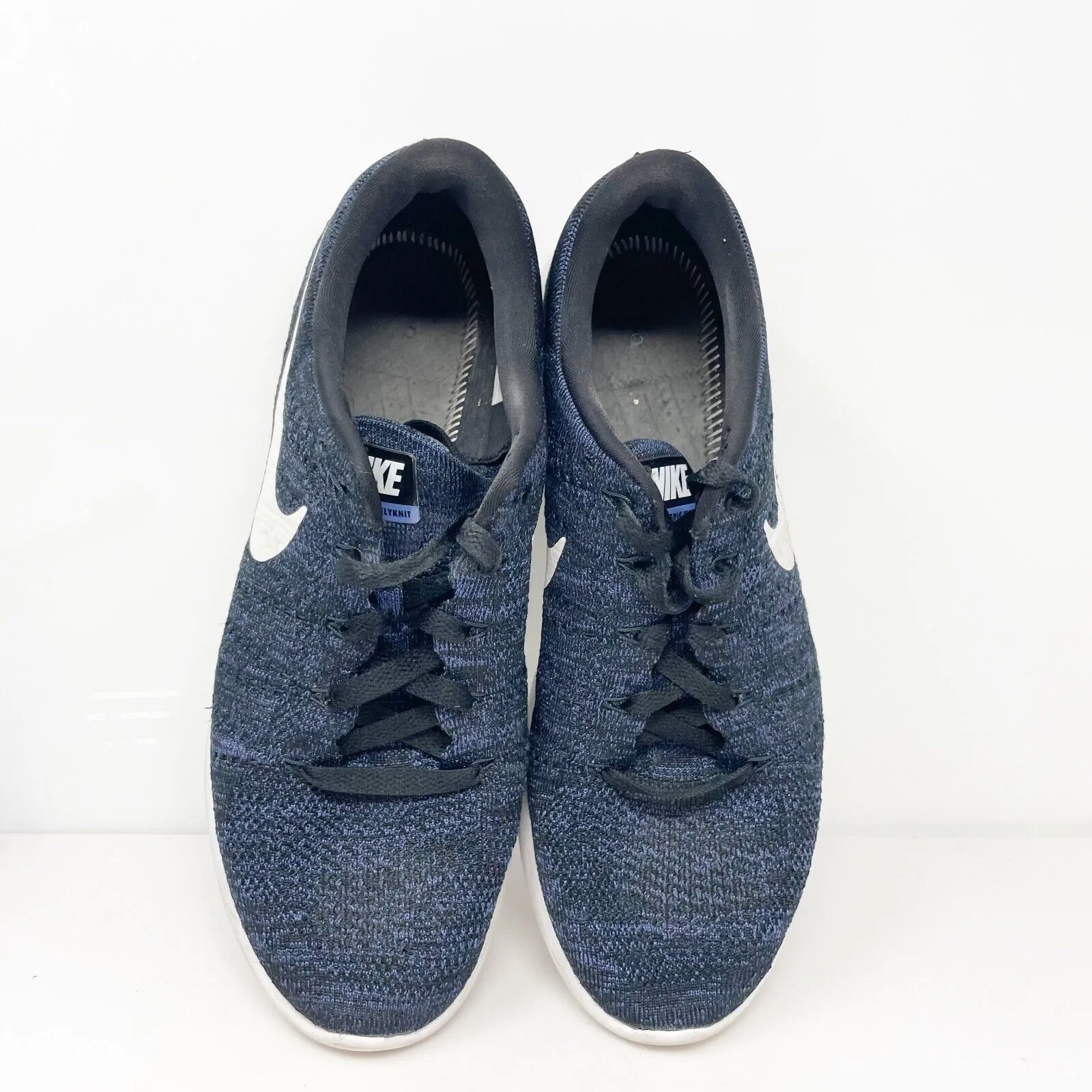 Nike Womens LunarEpic Low Flyknit 843765-005 Blue Running Shoes Sneakers Size 11