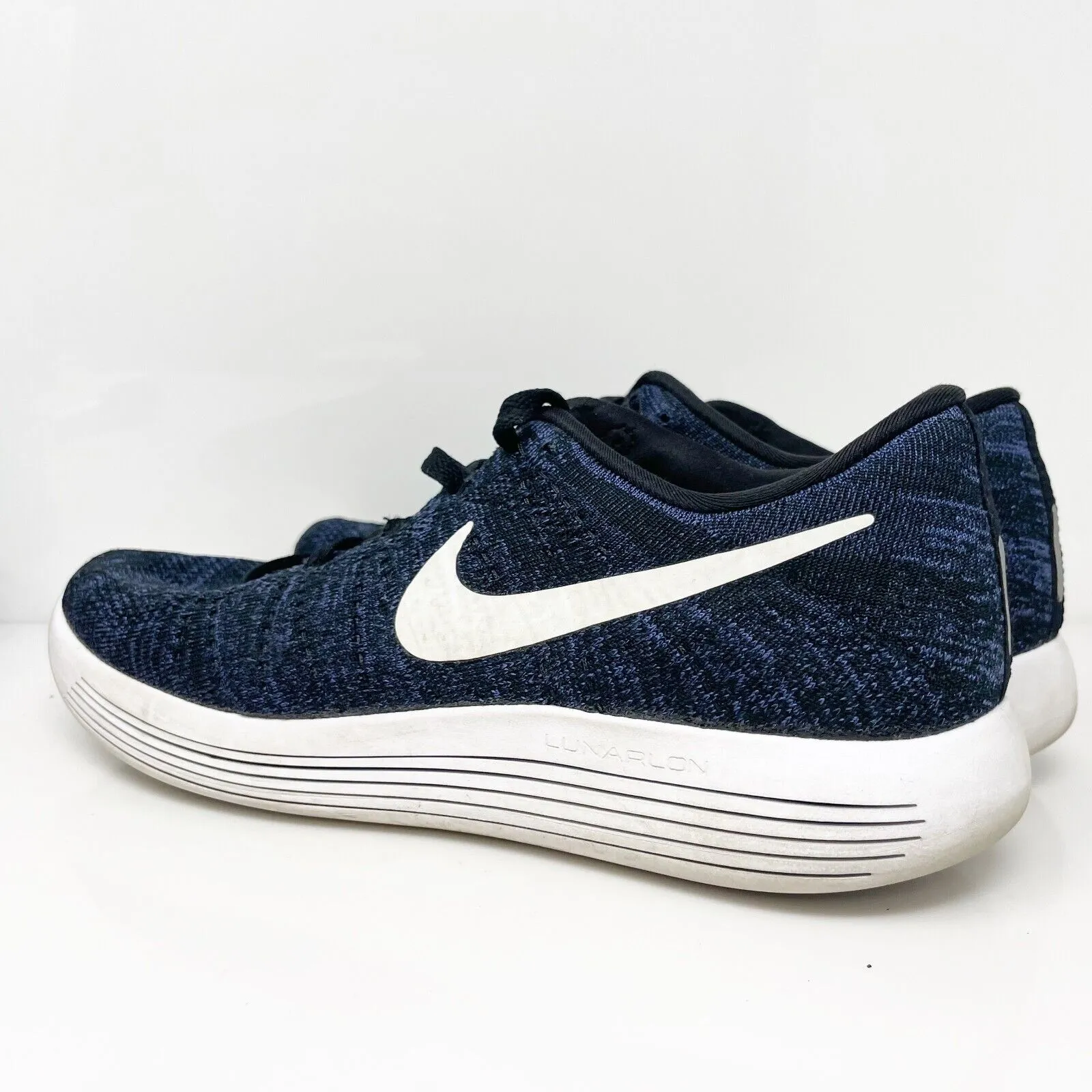 Nike Womens LunarEpic Low Flyknit 843765-005 Blue Running Shoes Sneakers Size 11