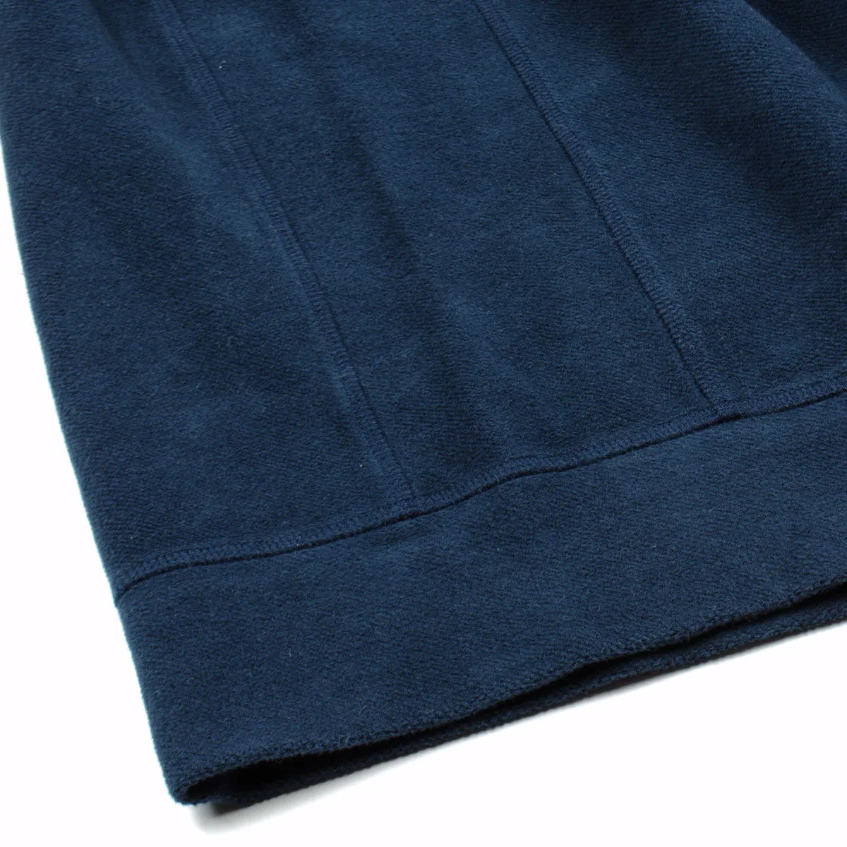 Norse Projects navy Ketel solid brushed sweatshirt.