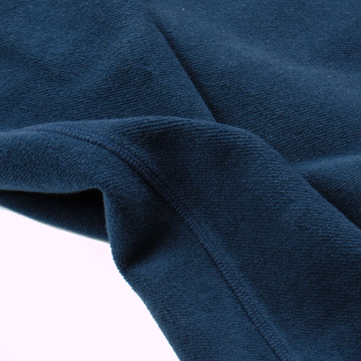 Norse Projects navy Ketel solid brushed sweatshirt.