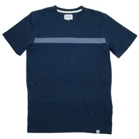 Norse Projects Navy Mélangé Niels Bubble T-shirt