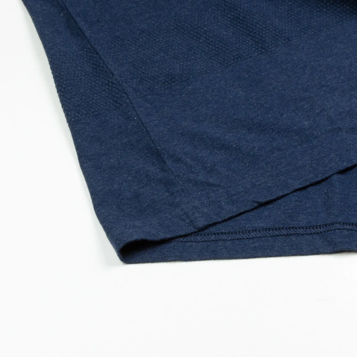 Norse Projects Navy Mélangé Niels Bubble T-shirt