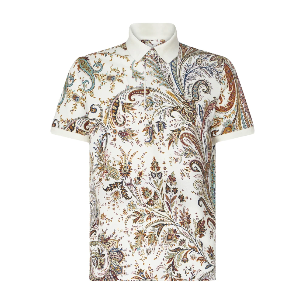 Paisley Patterned Polo