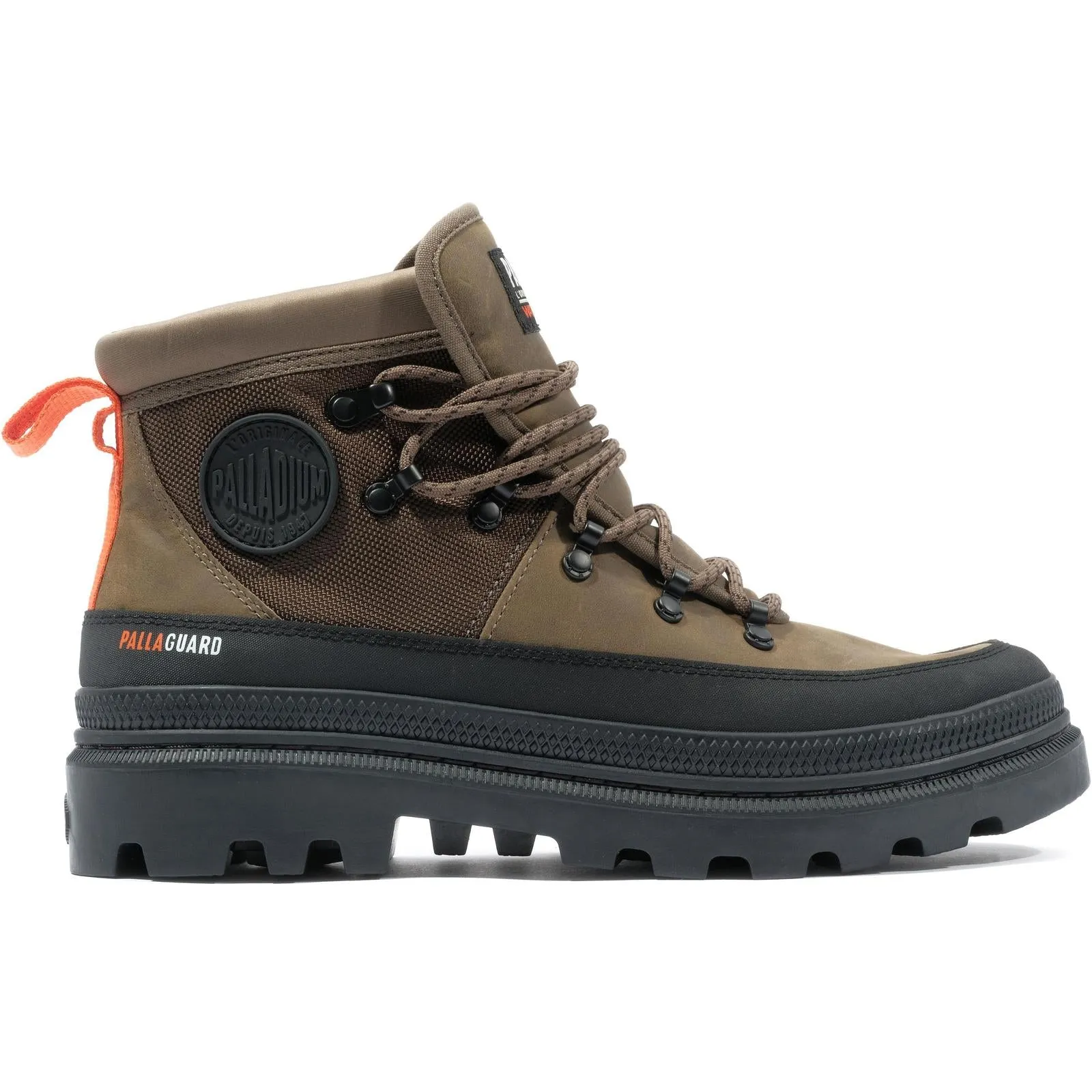 Palladium Mens Pallatrooper Hiker Waterproof High Rise Boots