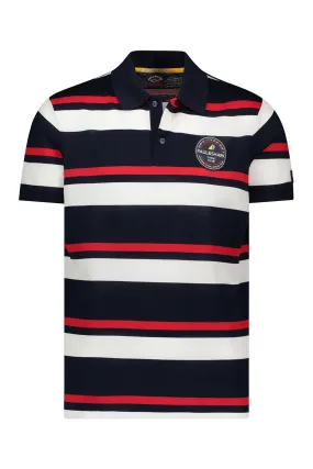 Paul & Shark Polo Navy Multi Stripe