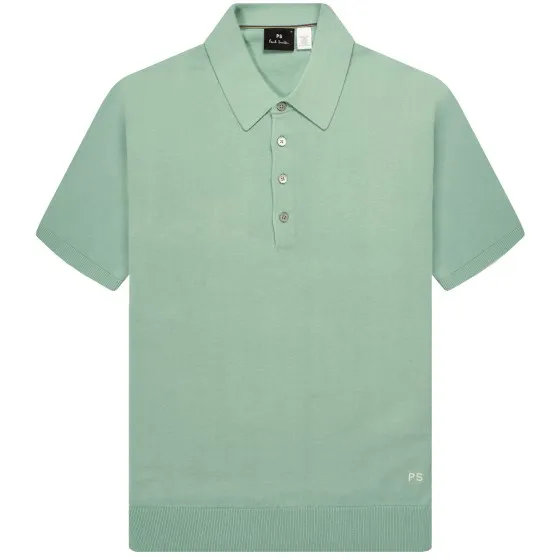 Paul Smith Classic Green Knit Polo