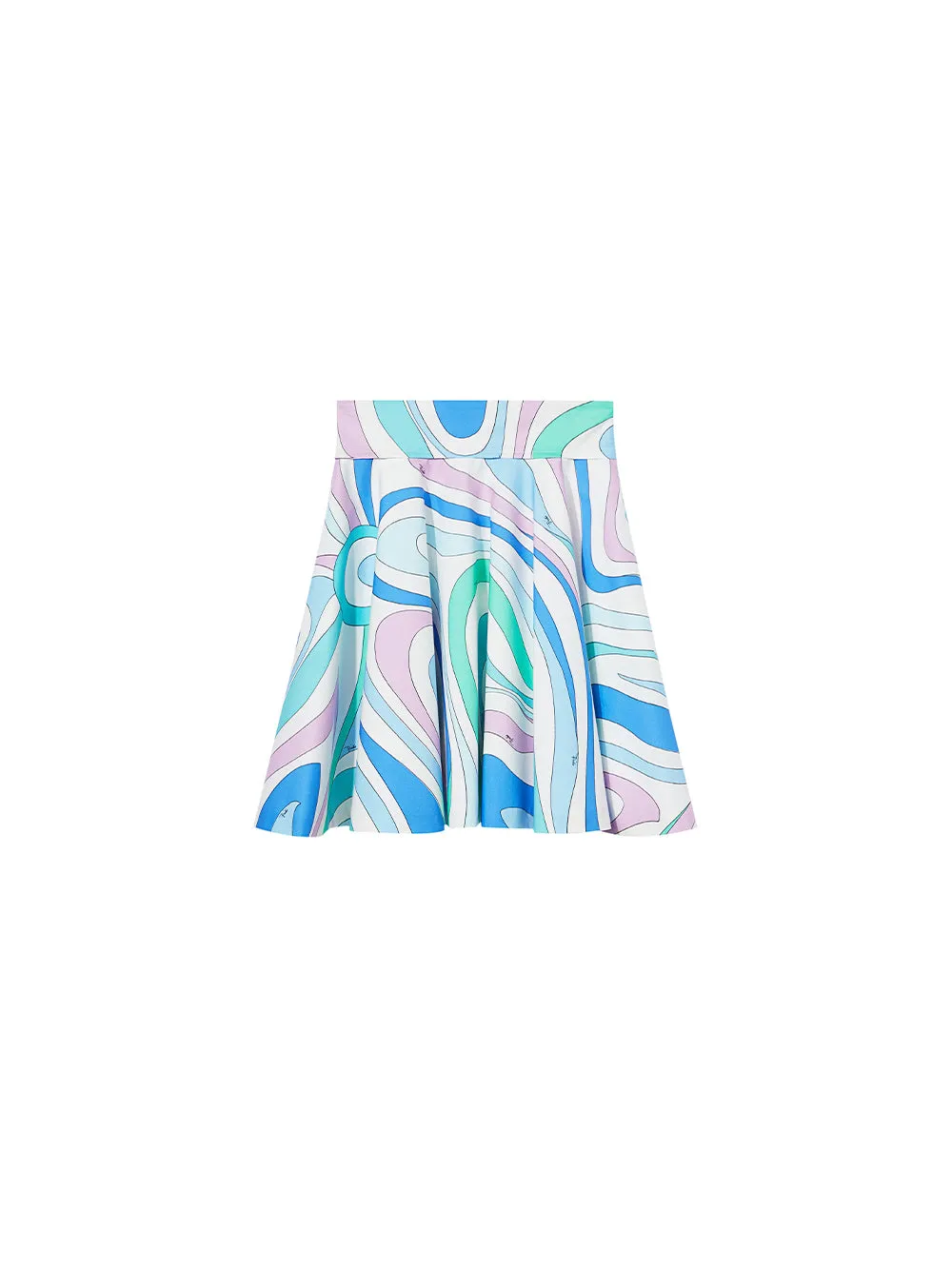 Pesci-Print One-Shoulder Dress