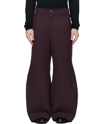 pet-tree-kor Purple Resonance Pleat Trousers