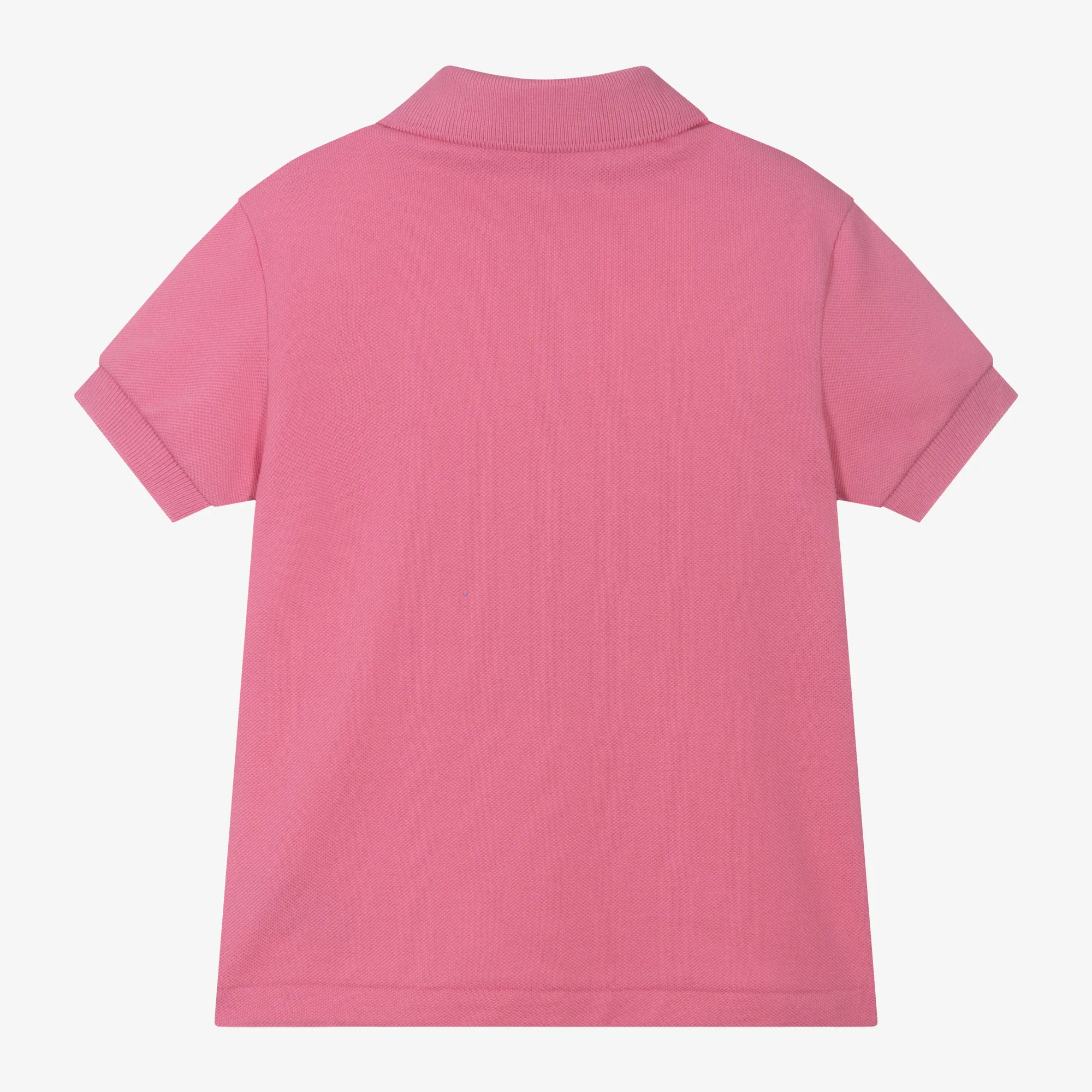 Pink Cotton Crocodile Polo Shirt