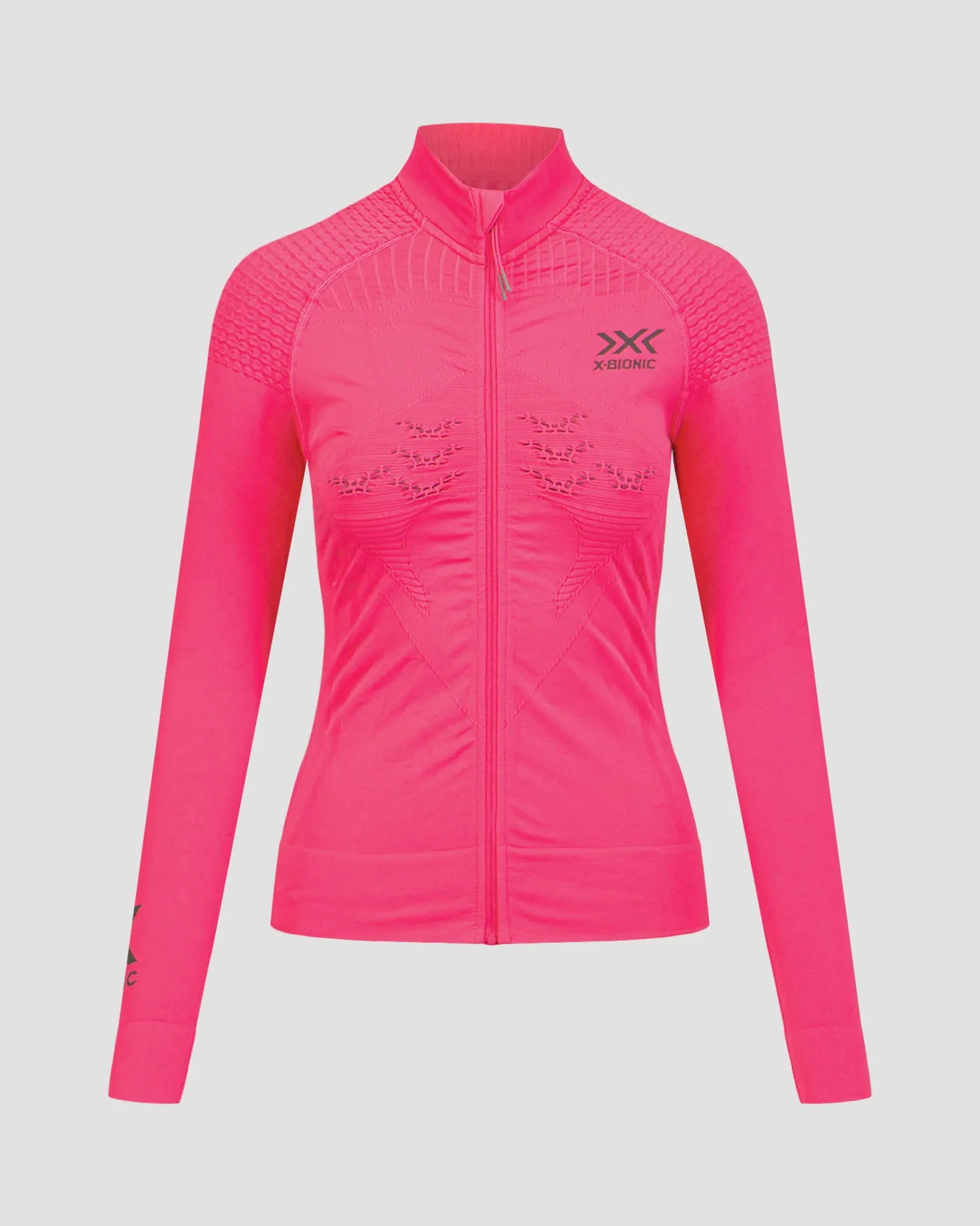 Pink women's transmission sweatshirt X-Bionic Energizer 4.0 ngwr16w23w-p005