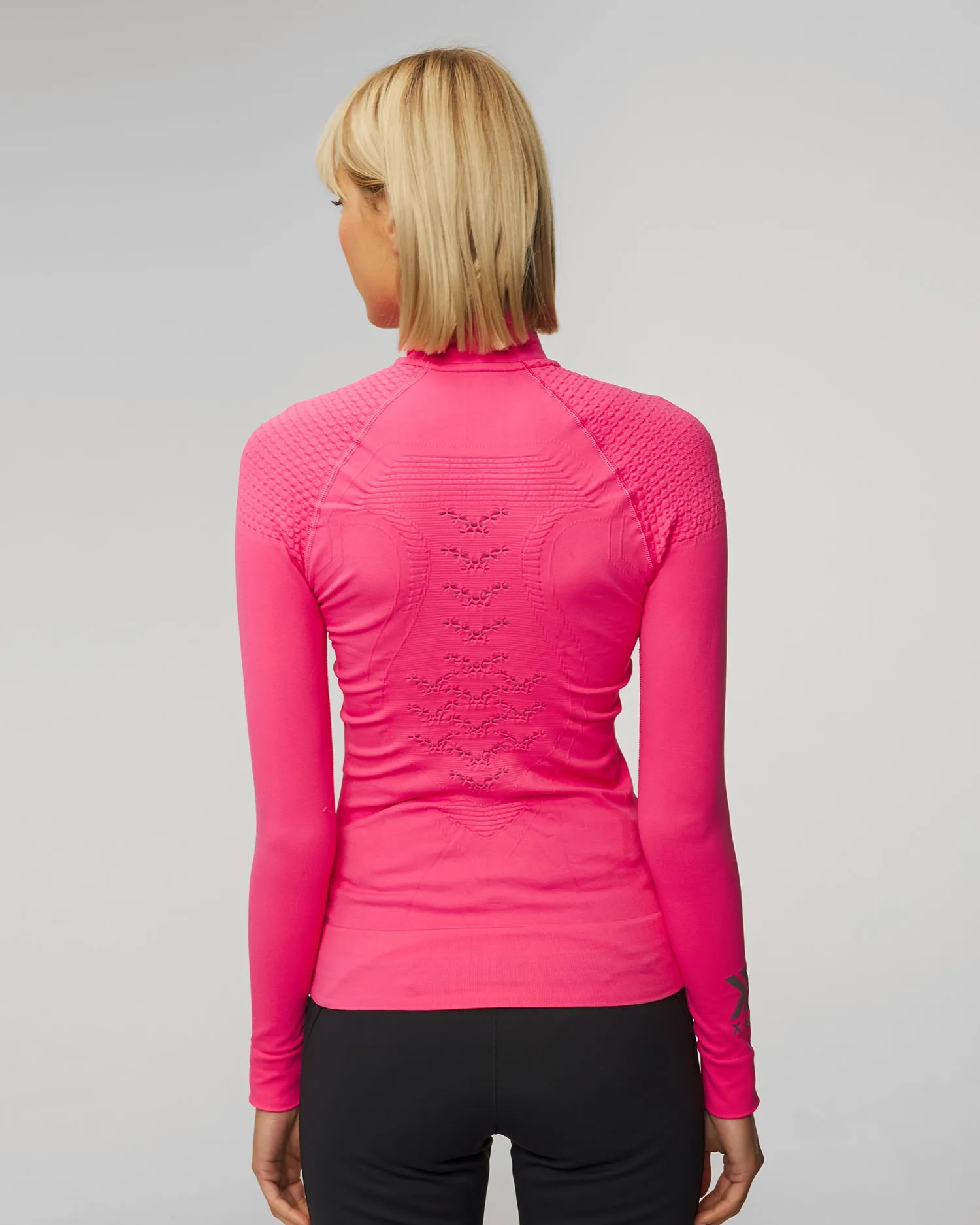 Pink women's transmission sweatshirt X-Bionic Energizer 4.0 ngwr16w23w-p005