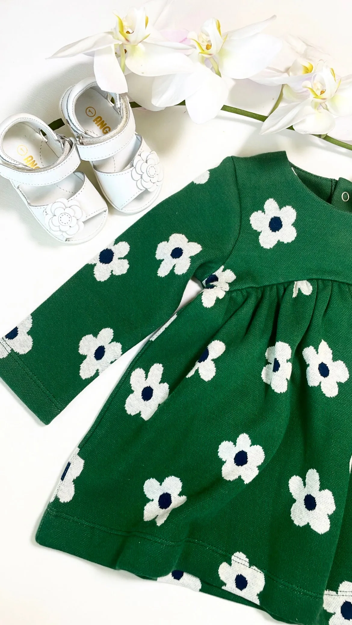 PINO KNIT FLOWER DRESS