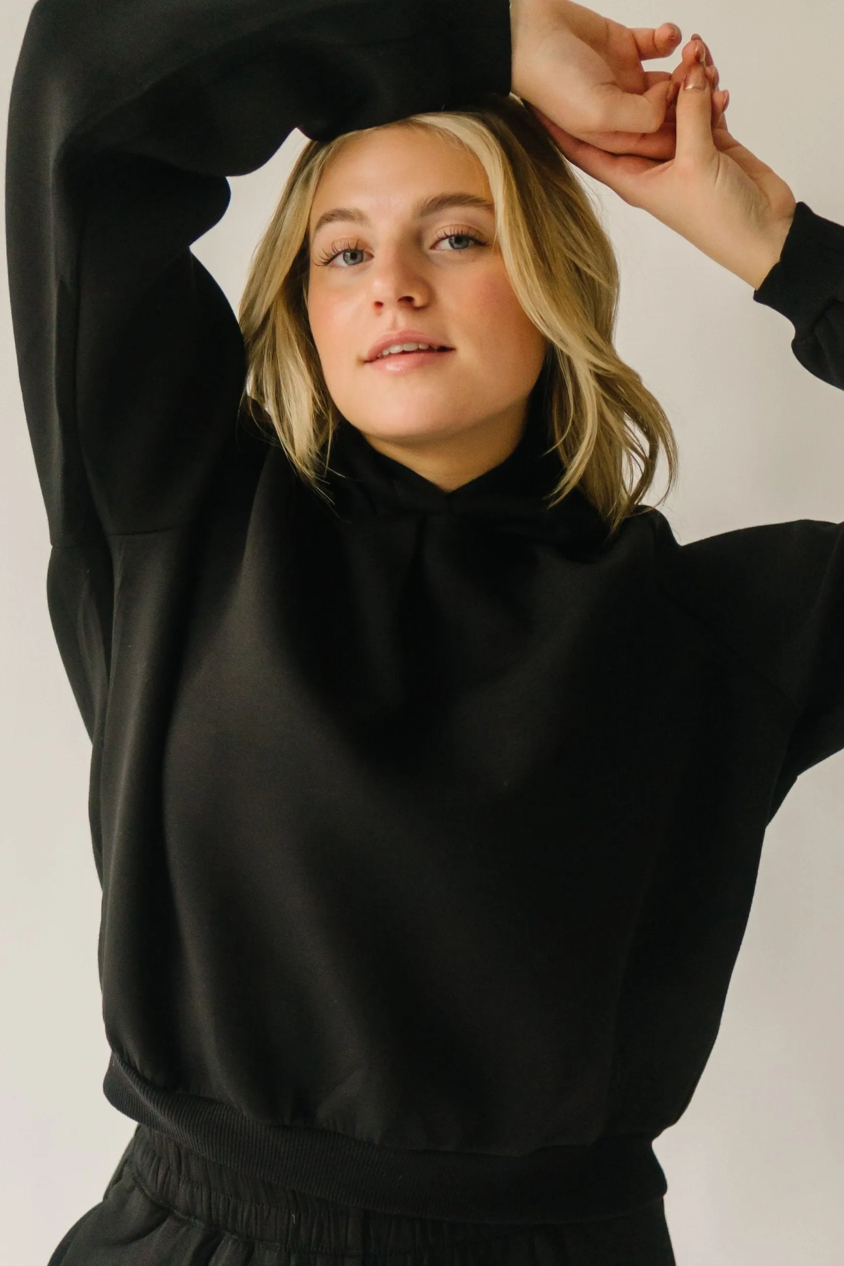 Piper & Scoot: The Kris Logo Sweatshirt in Black