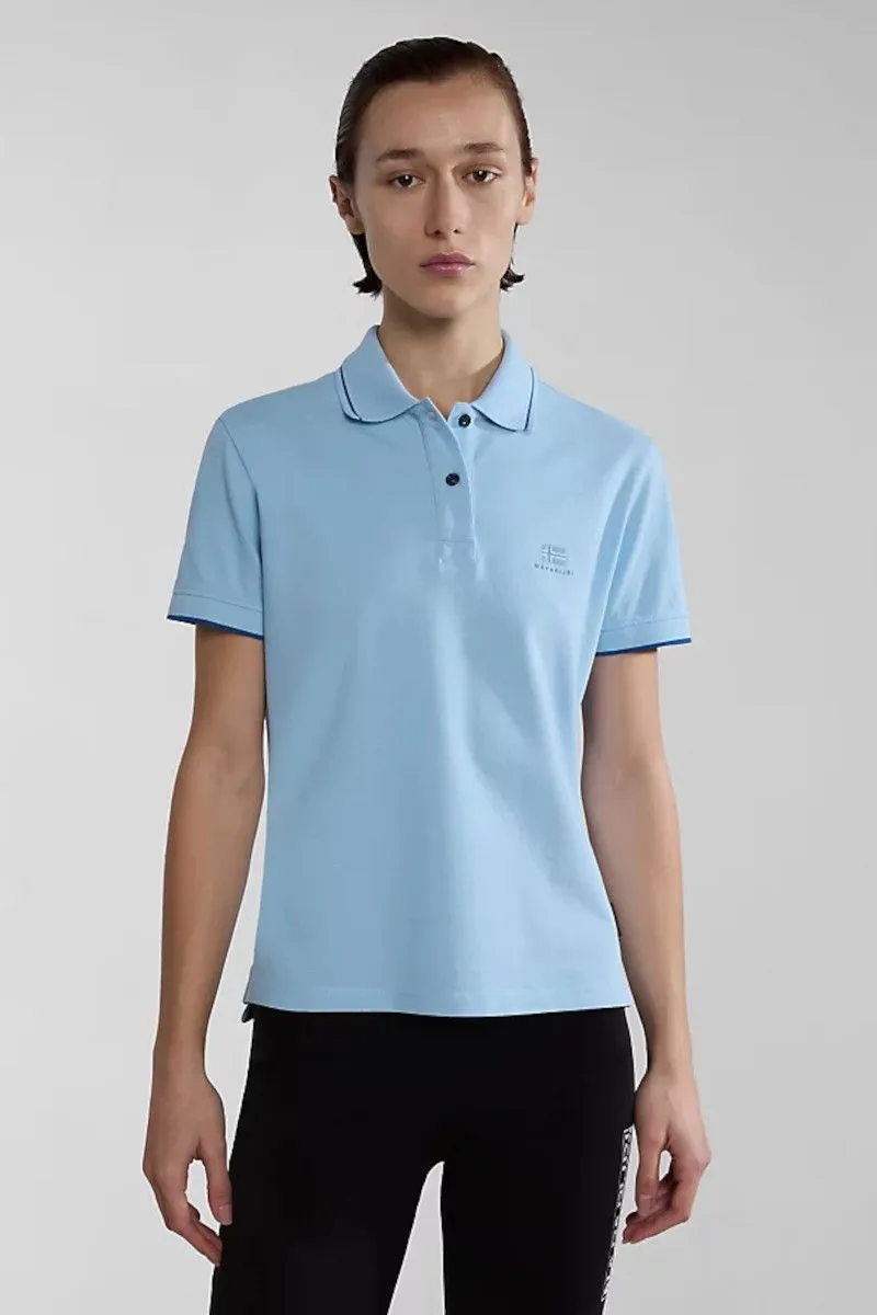 Azure Women's Short Sleeve Polo