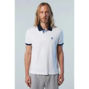 White Men's Organic Cotton Polo