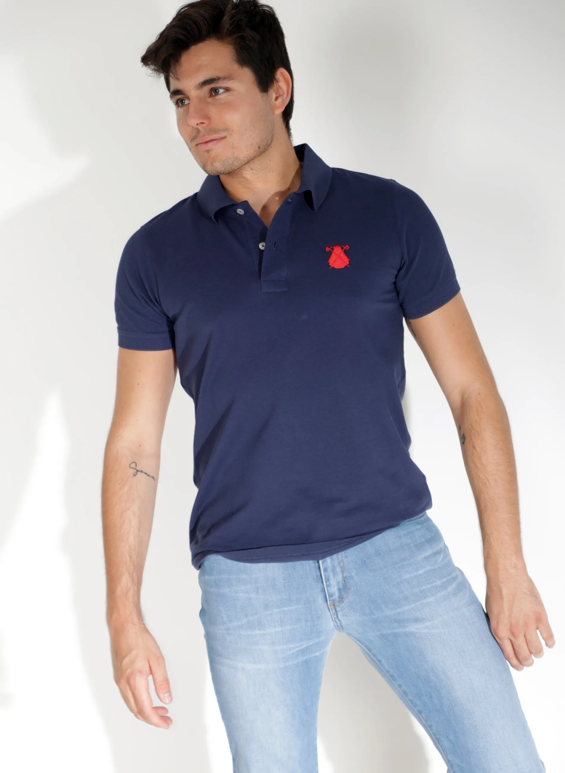 Polo Olimpiadas Azul Espaa Hombre