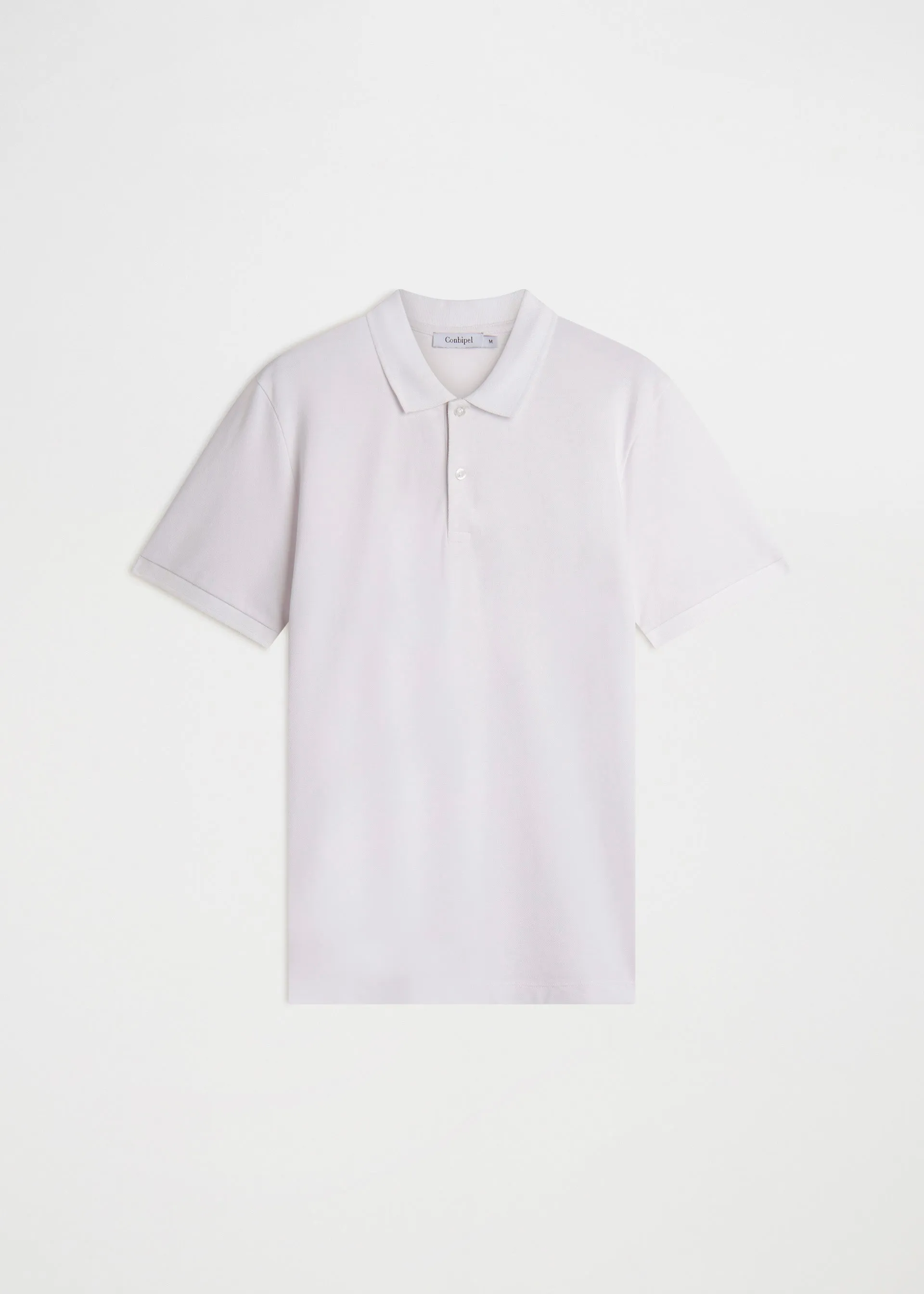 Pure cotton piqué polo