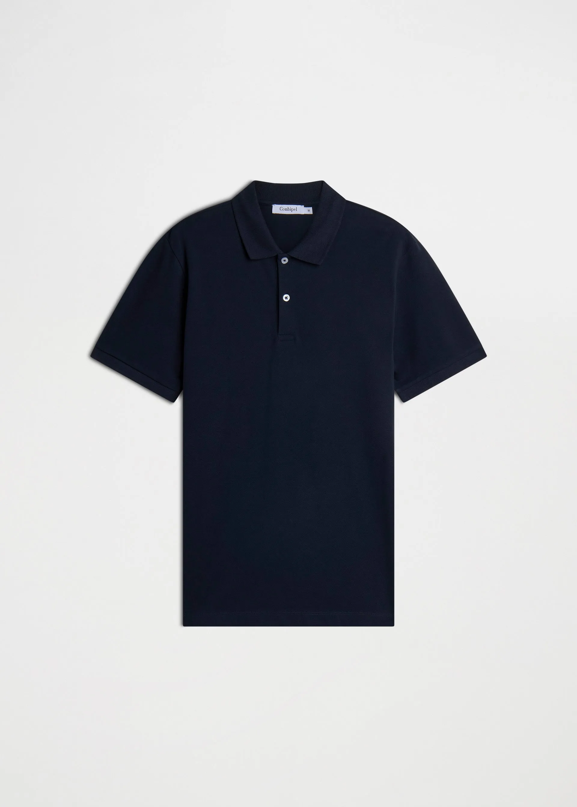 Pure cotton piqué polo