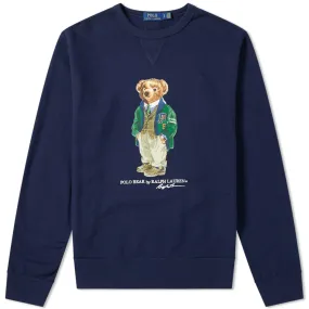 Polo Ralph Lauren Bear Crew Sweat in Cruise Navy