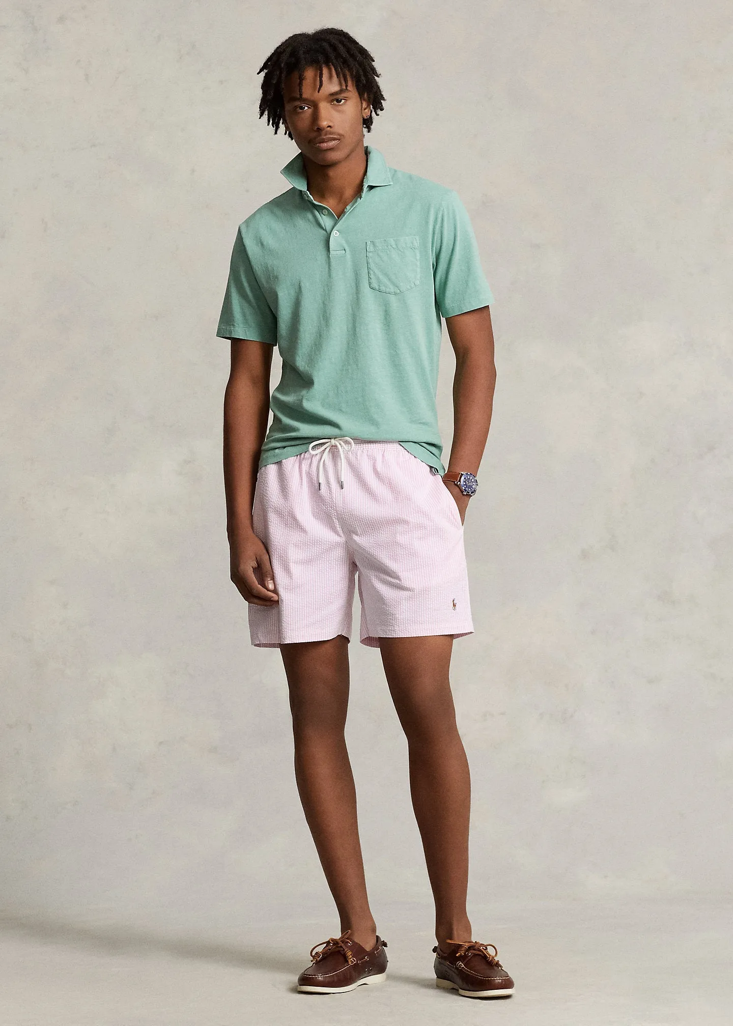 Polo Ralph Lauren - Classic Carmel Pink Traveler Swim Shorts