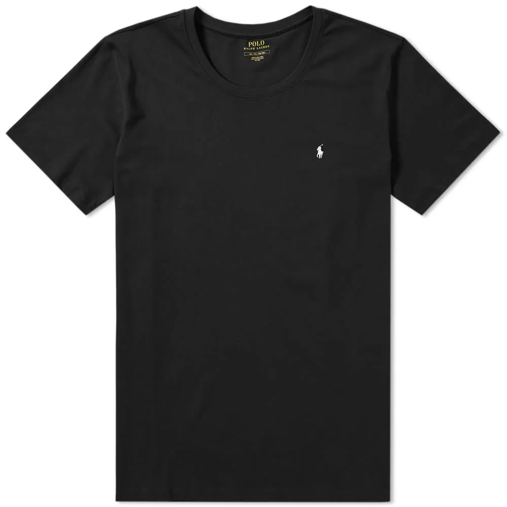 Polo Ralph Lauren Crew Neck Tee in Polo Black