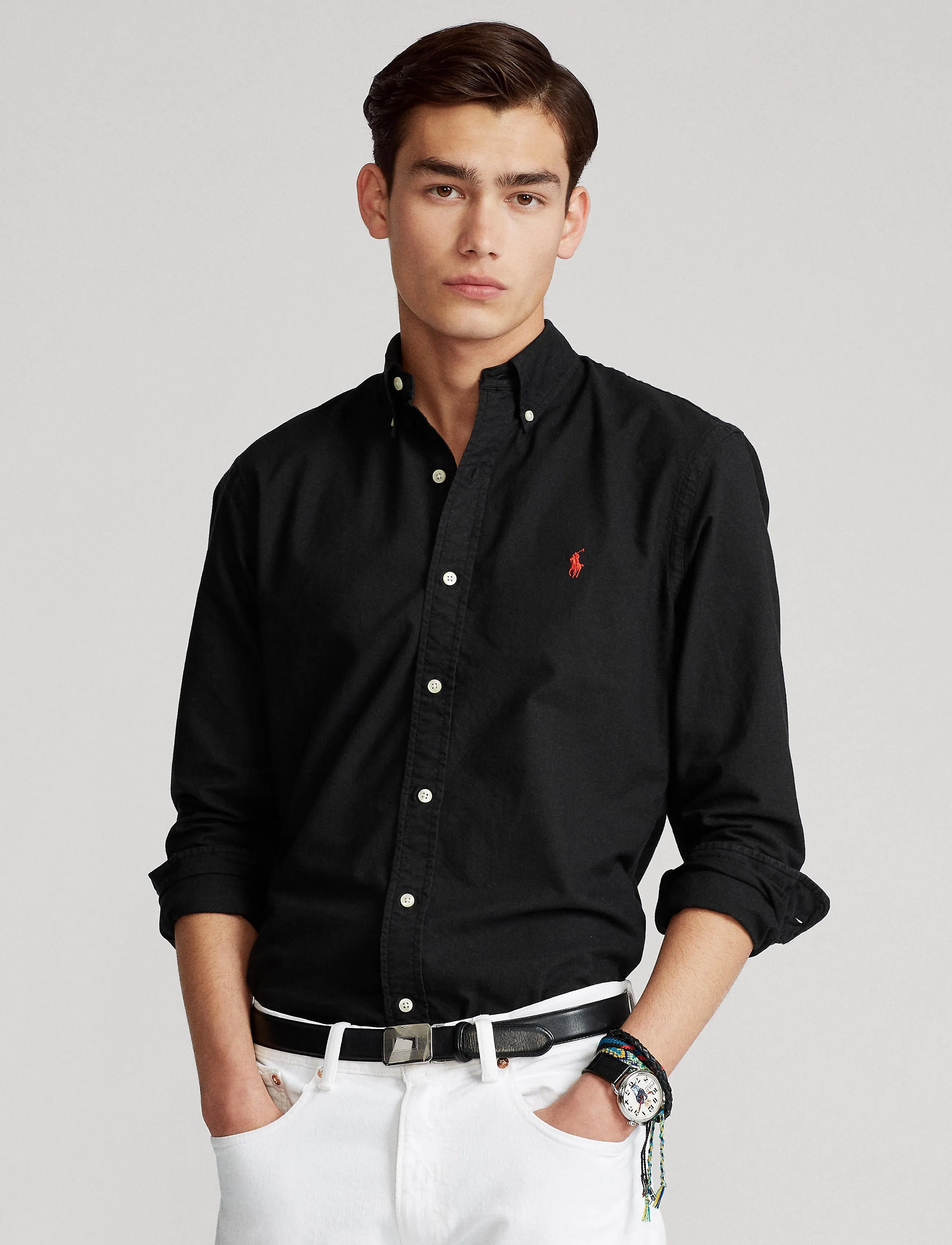 Polo Ralph Lauren Custom Fit Oxford Shirt Black