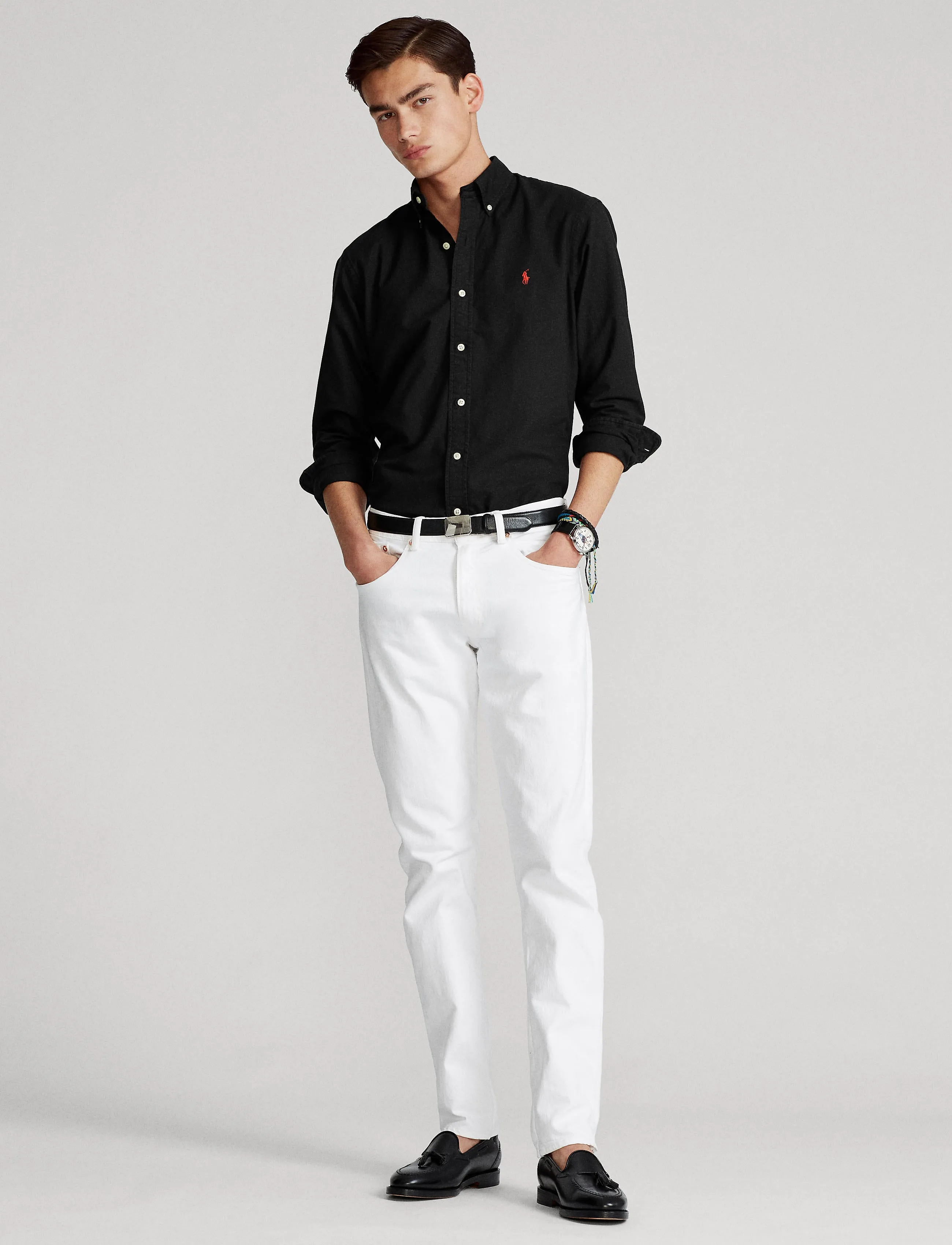 Polo Ralph Lauren Custom Fit Oxford Shirt Black