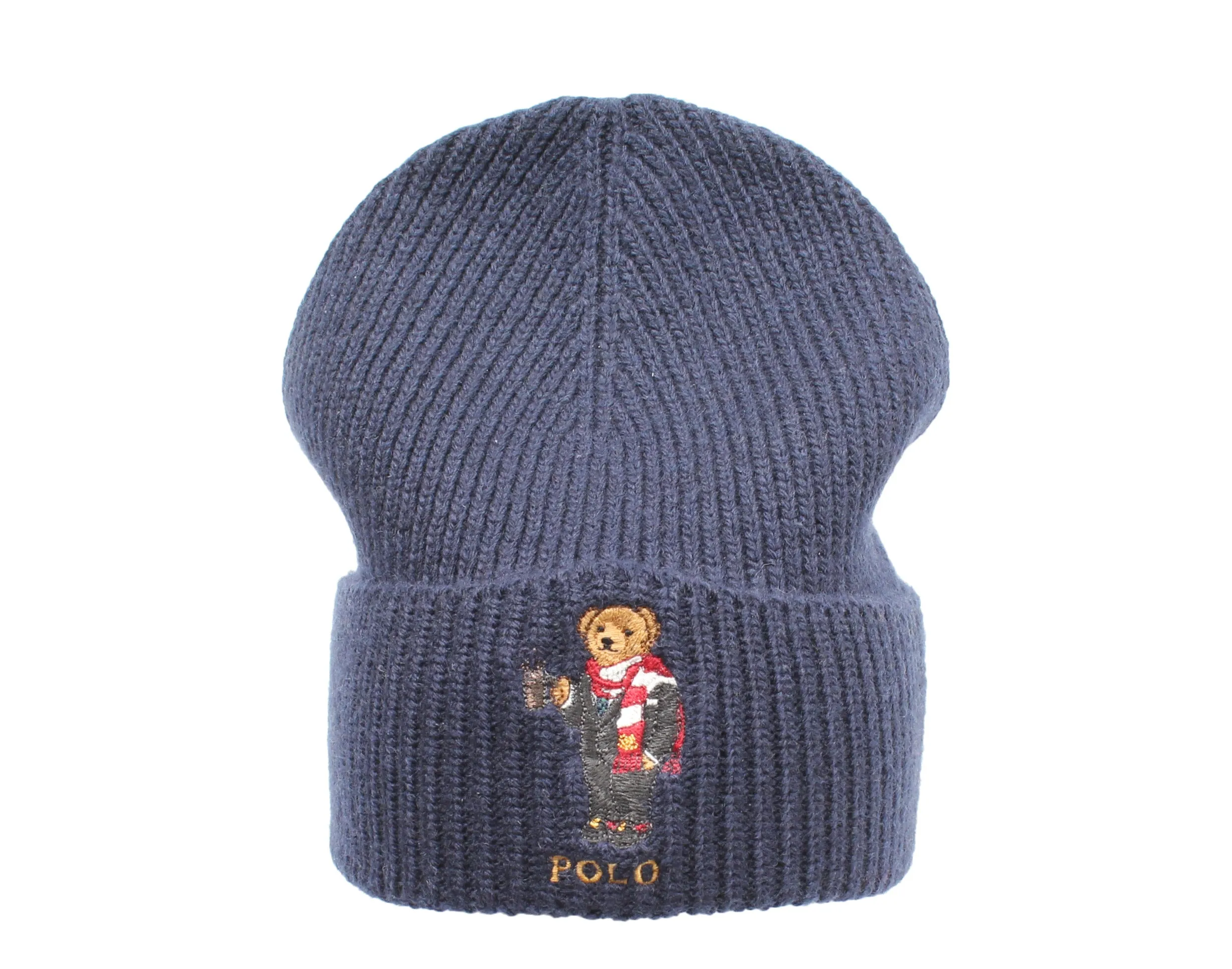 Polo Ralph Lauren Polo Bear Cocoa Bear Knit Cuffed Hat