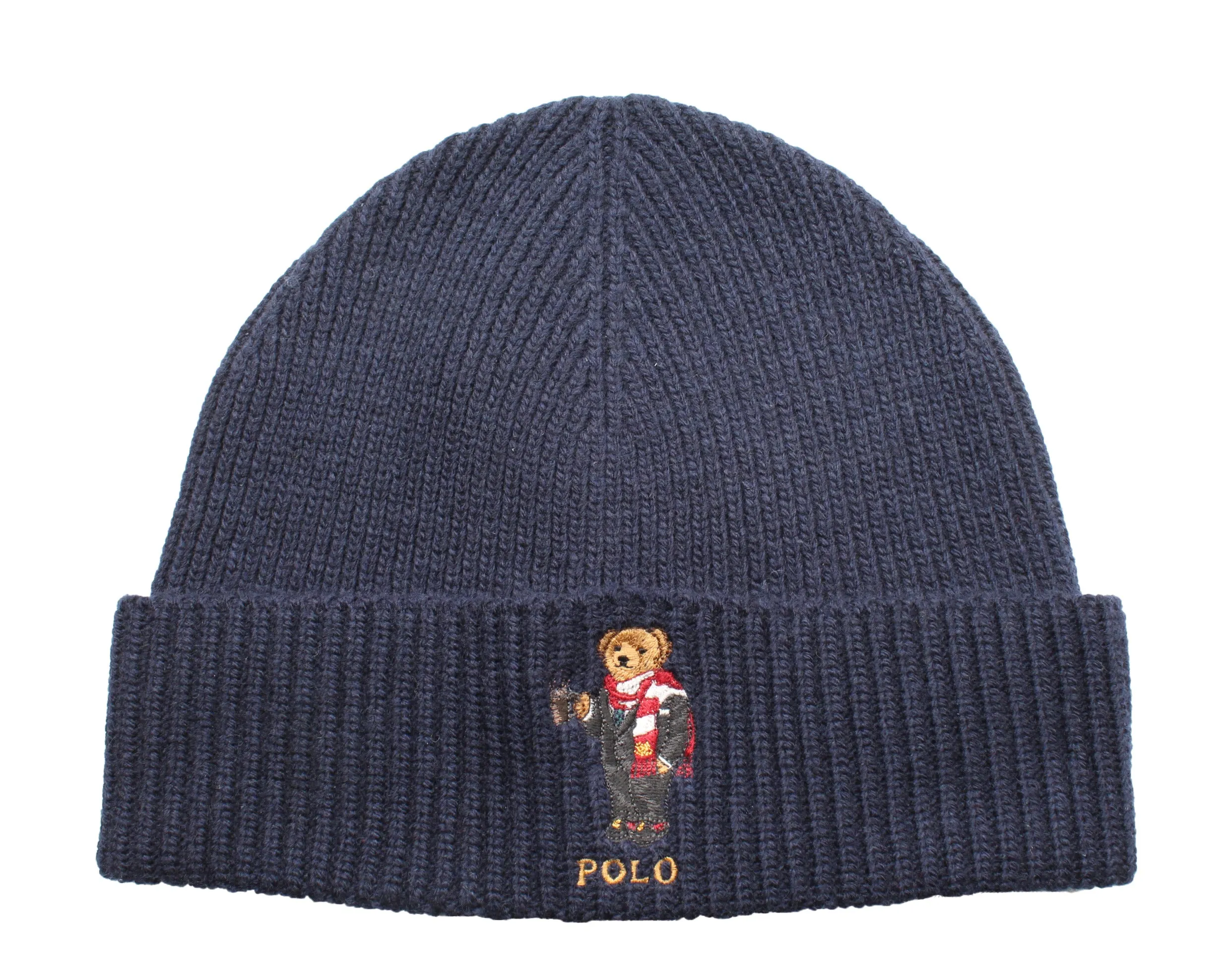 Polo Ralph Lauren Polo Bear Cocoa Bear Knit Cuffed Hat