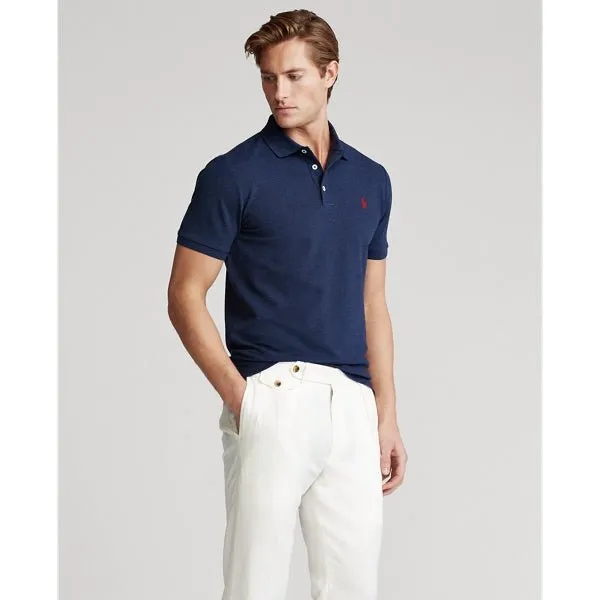 Polo Ralph Lauren Polo cintré en coton piqué stretch Navy