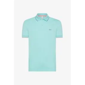 Men's Aqua Green Polo